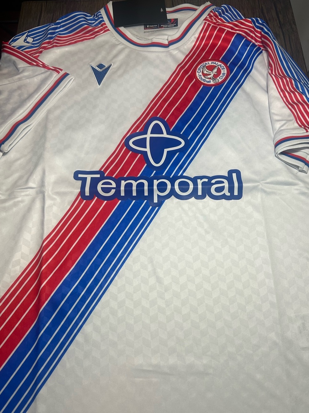 Macron CRYSTAL PALACE Men's JERSEY Sz M,L,XL,2XL New with tags English Premier
